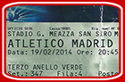 San Siro, AC Milan - At. Madrid, 2014